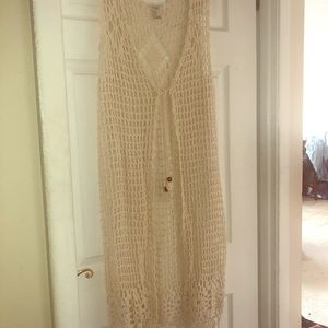 Crochet duster.